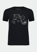 Camiseta Infantil Masculina Manga Curta Thermodry Cidade - PRETO