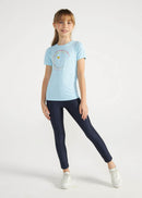 Camiseta Feminina Infantil Manga Curta Thermodry Raiou - AZUL