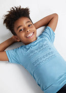 Camiseta Infantil Masculina Manga Curta Thermodry Praia
